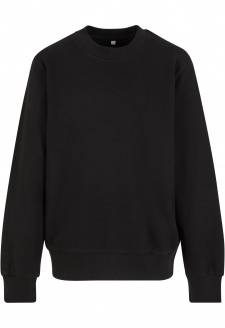 Boys Light Terry Crew black