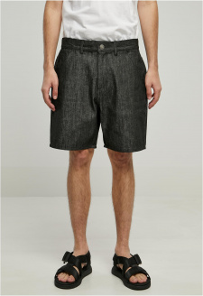 Denim Bermuda Shorts jet black