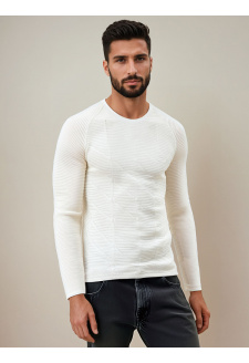 Sweter męski ecru WX2301