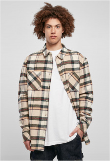 Checked Mountain Shirt softseagrass/bottlegreen