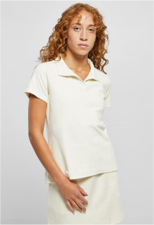 Ladies Towel Polo Tee palewhite