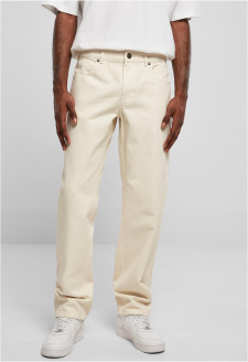 Colored Loose Fit Jeans whitesand