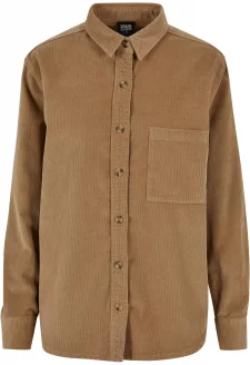 Ladies Corduroy Oversized Shirt warmsand