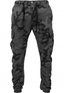 Camo Cargo Jogging Pants grey camo