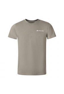 Pánské bavlněné triko s fine cotton ALPINE PRO FRAB lt. graphite