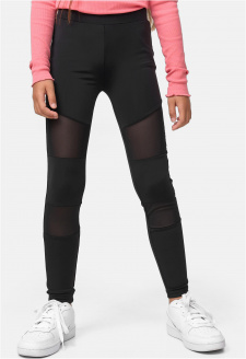 Girls Tech Mesh Leggings black