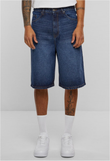 90's Heavy Denim Shorts new dark blue washed