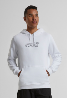 Pray Hands Hoody white