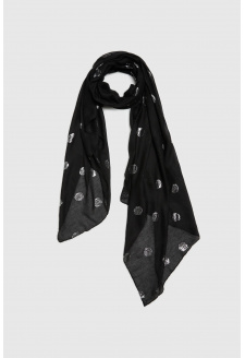 WOMEN'S SCARF L-SZ-4614 BLACK