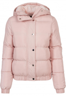 Ladies Hooded Puffer Jacket lightrose