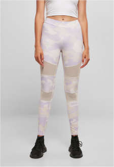 Ladies Camo Tech Mesh Leggings lilaccamo