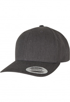 Retro Cotton Blend Snapback dark heather