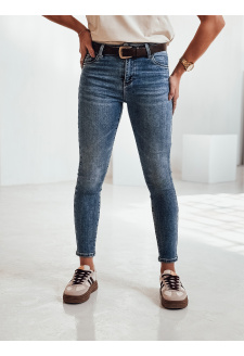 Spodnie jeansowe damskie JEANSETTA niebieskie Dstreet UY2202