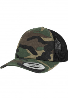 Camo Trucker Cap woodcamo/blk