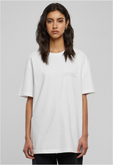 Angel Numbers Oversize Boyfriend Tee white