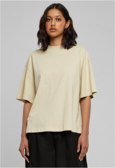 Ladies Organic Heavy Slit Tee sand