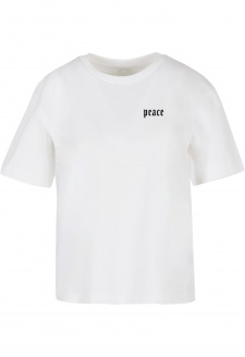 Girls Peace Hand Tee white