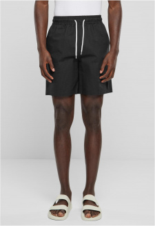 Basic Seersucker Shorts black