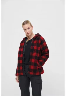 Ladies Teddyfleecejacket red/black