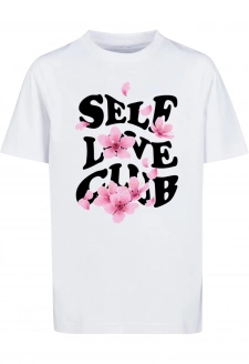 Kids Self Love Club Tee white