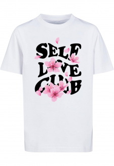Kids Self Love Club Tee white
