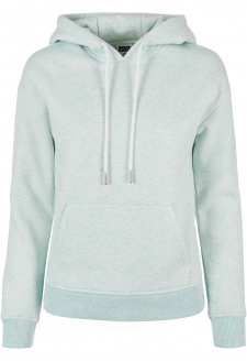 Ladies Color Melange Hoody aqua melange