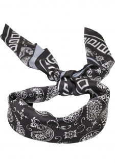 Big Pattern Bandana black bandana aop