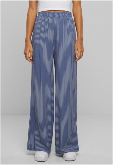 Ladies Viscose Resort Pants vintagebluepinstripe