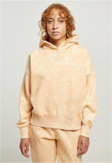 Ladies Oversized Towel Washed Hoody paleorange