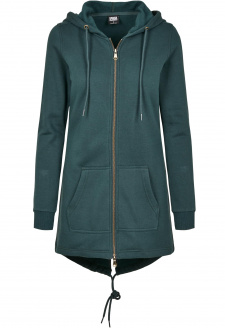 Ladies Sweat Parka bottlegreen