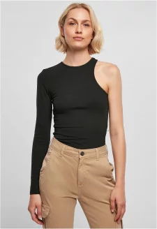 Ladies Organic Stretch Asymmetric Body black