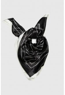 WOMEN'S SCARF L-SZ-4602 BLACK