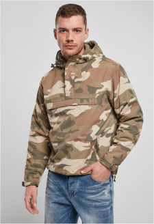 Fleece Pull Over Windbreaker light woodland