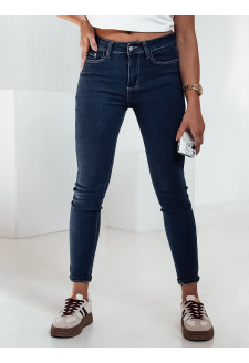 Spodnie damskie MODILINI jeansowe ciemnoniebieskie Dstreet UY2239