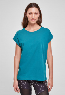 Ladies Extended Shoulder Tee watergreen