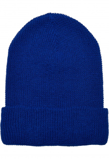 Recycled Yarn Waffle Knit Beanie royalblue