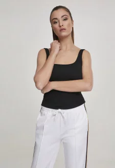 Ladies Wide Neck Top black