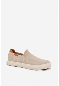 Trampki Damskie Slip-On Big Star RR274721 Beżowe