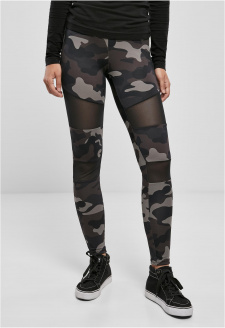 Ladies Camo Tech Mesh Leggings darkcamo/blk