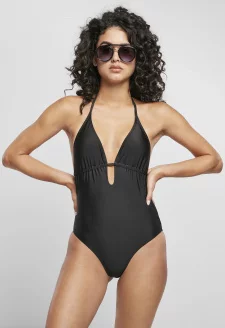 Ladies Recycled Triangle Swimsuit black