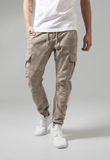 Camo Cargo Jogging Pants sand camo