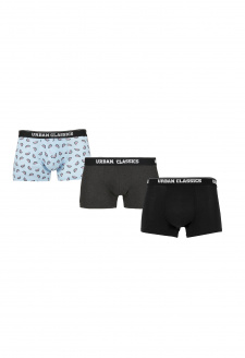 Boxer Shorts 3-Pack melon aop+cha+blk