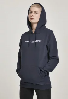 Ladies I broke Hoody navy