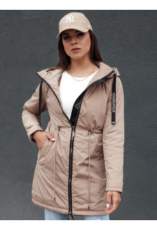 Kurtka damska parka URBANJOY beżowa Dstreet TY4386