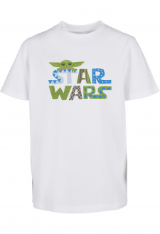 Kids Star Wars Colorful Logo Tee white