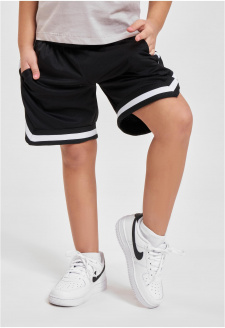 Boys Stripes Mesh Shorts black