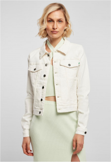 Ladies Organic Denim Jacket offwhite raw