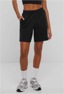 Ladies Organic Terry Bermuda Pants black