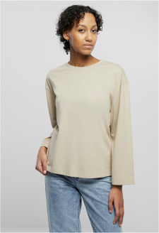 Ladies Organic Oversized Longsleeve wetsand