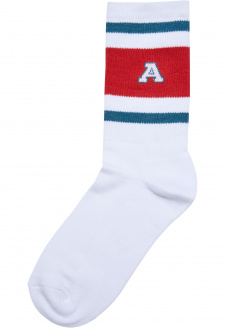 College Team Socks bottlegreen/hugered/white